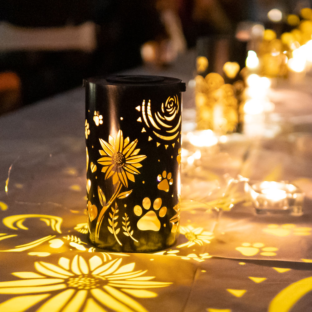 Pathway to My Heart Artisan Shadow Solar Lantern