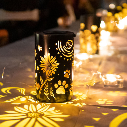 Pathway to My Heart Artisan Shadow Solar Lantern