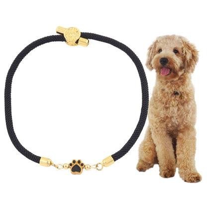 Forever Paw Adjustable Memorial Bracelet - Red
