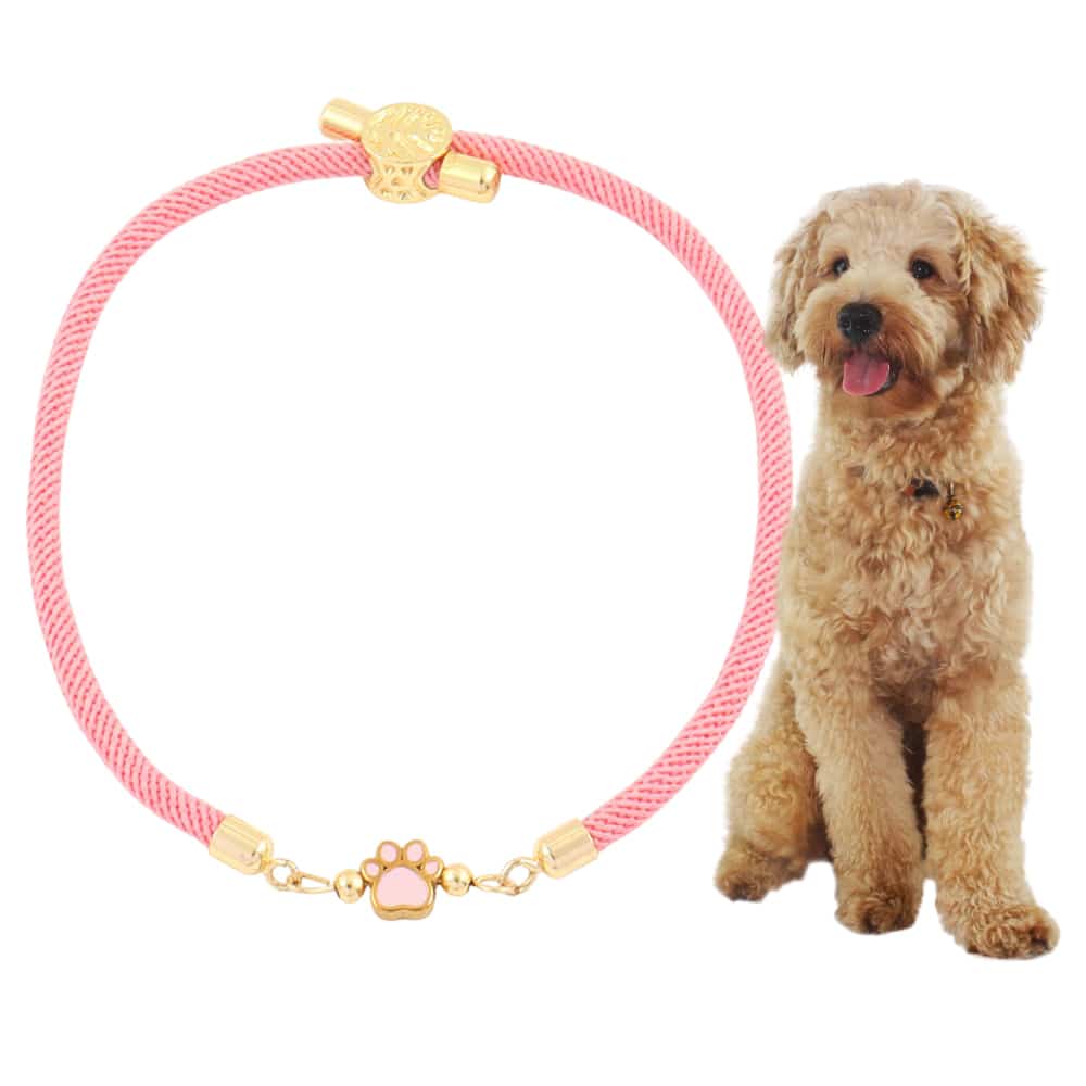Forever Paw Adjustable Memorial Bracelet - Red