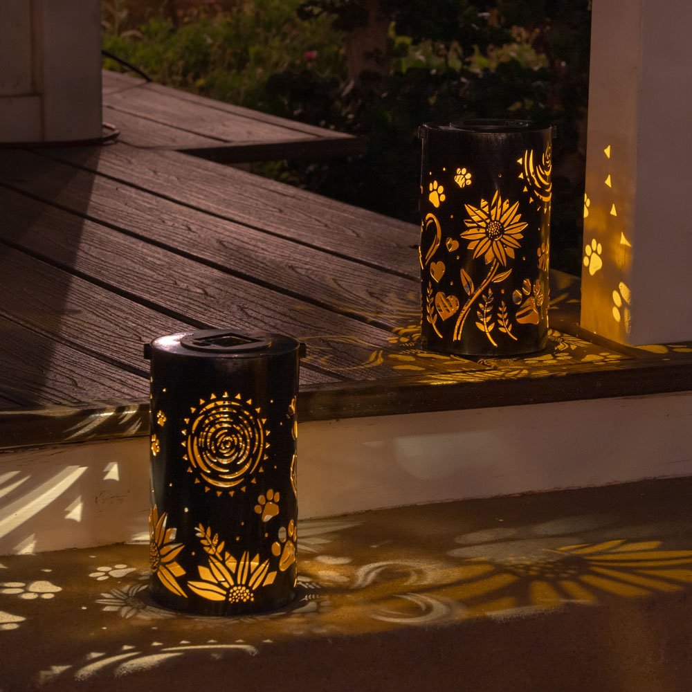 Pathway to My Heart Artisan Shadow Solar Lantern
