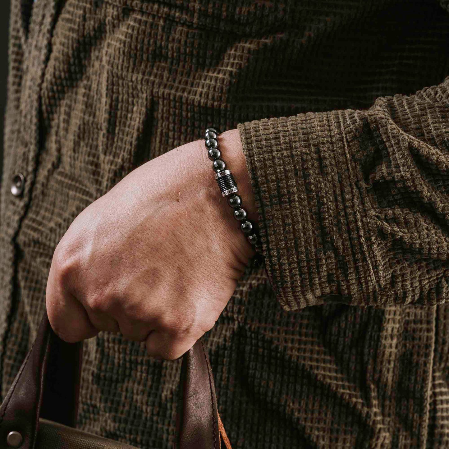 00 Buck Magnetic Hematite Titanium Bracelet