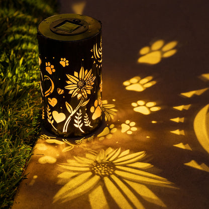 Pathway to My Heart Artisan Shadow Solar Lantern