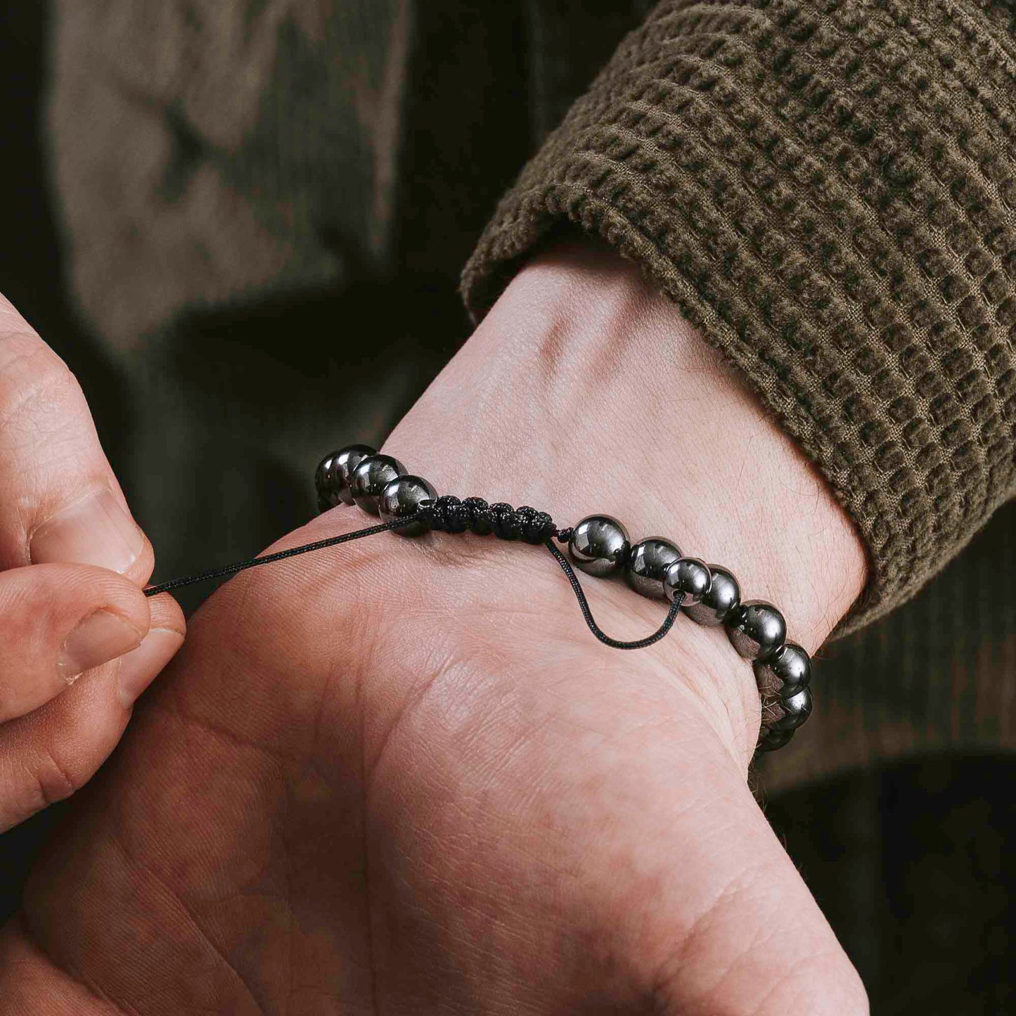 00 Buck Magnetic Hematite Titanium Bracelet