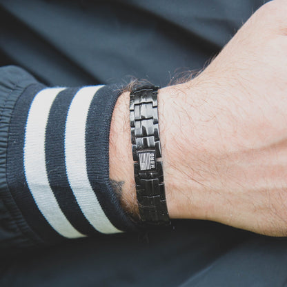 40% OFF - Sherman Tank Track Titanium Magnetic Bracelet