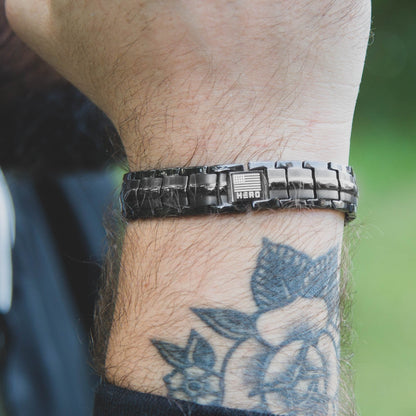 40% OFF - Sherman Tank Track Titanium Magnetic Bracelet
