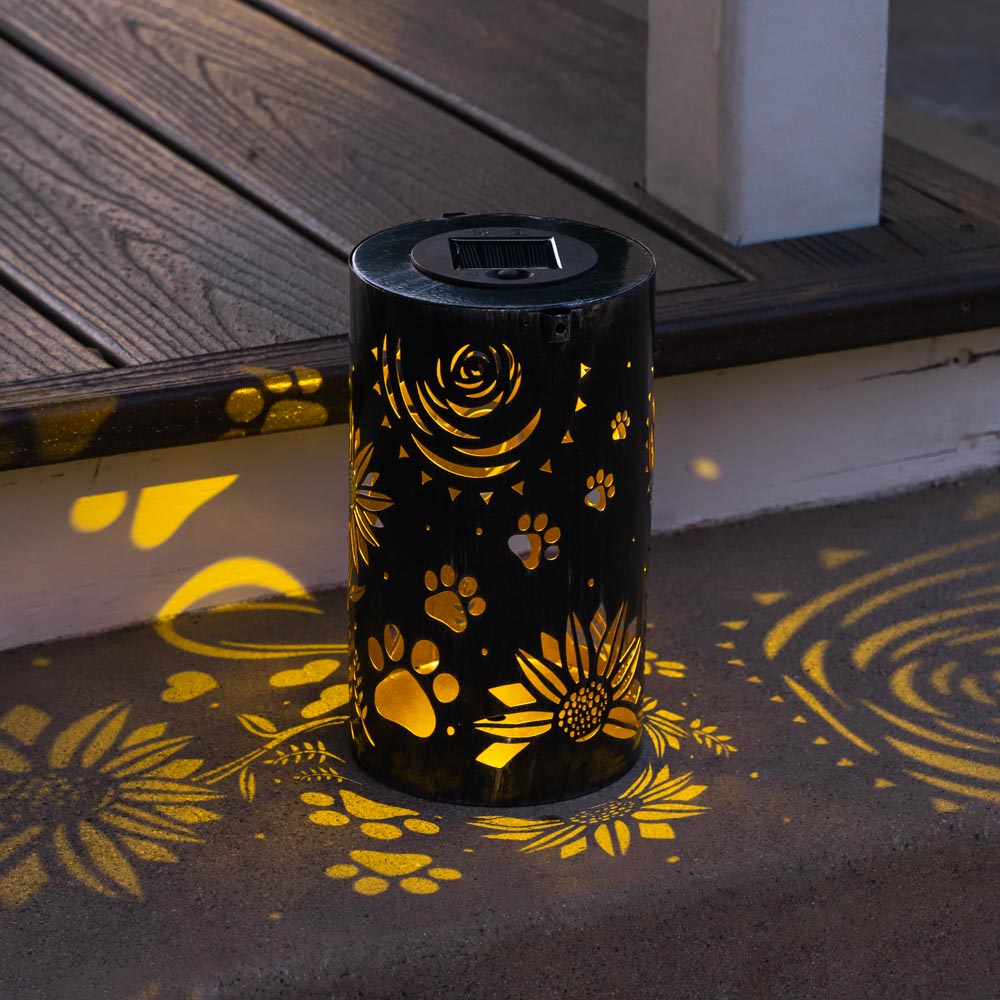 Pathway to My Heart Artisan Shadow Solar Lantern