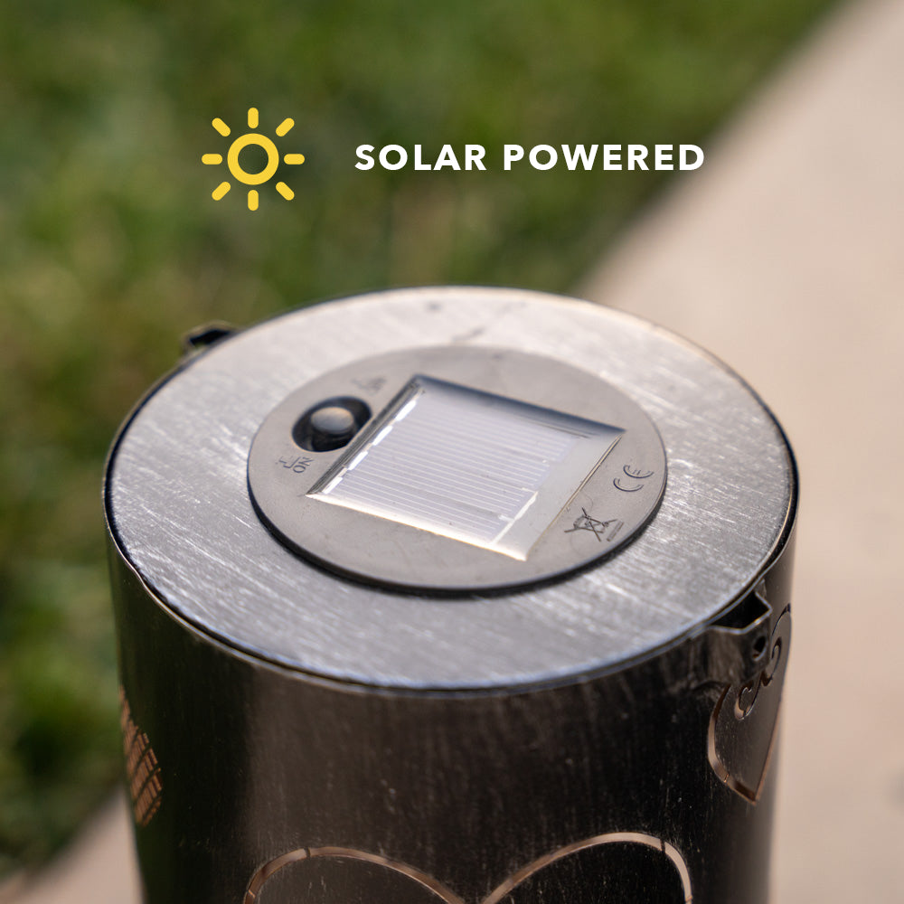 Pathway to My Heart Artisan Shadow Solar Lantern