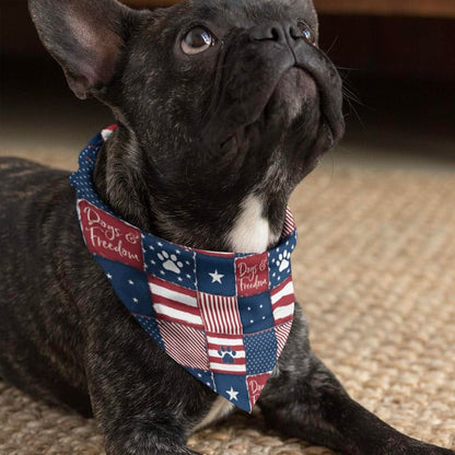 Stars & Stripes Patriotic Dog Bandana