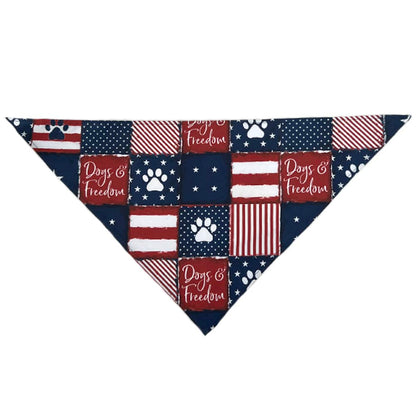 Stars & Stripes Patriotic Dog Bandana