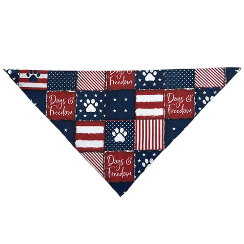 Stars & Stripes Patriotic Dog Bandana