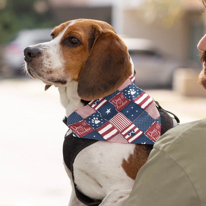 Stars & Stripes Patriotic Dog Bandana