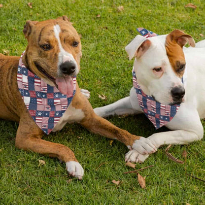 Stars & Stripes Patriotic Dog Bandana