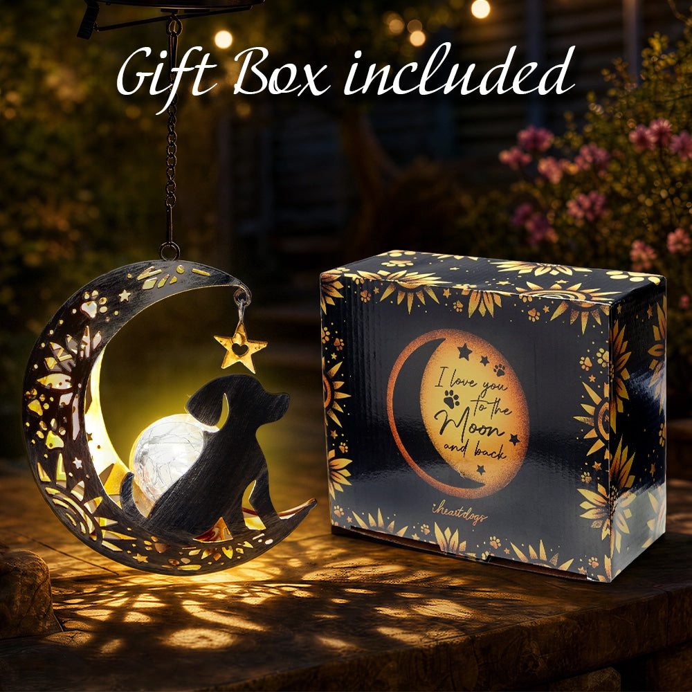 I Love You to the Moon & Back Garden Solar Lantern