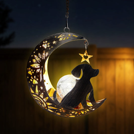 I Love You to the Moon & Back Garden Solar Lantern