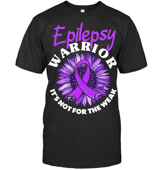 Epilepsy Warrior - Epilepsy Awareness Flowers T-Shirt