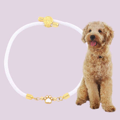 Forever Paw Adjustable Memorial Bracelet - Red