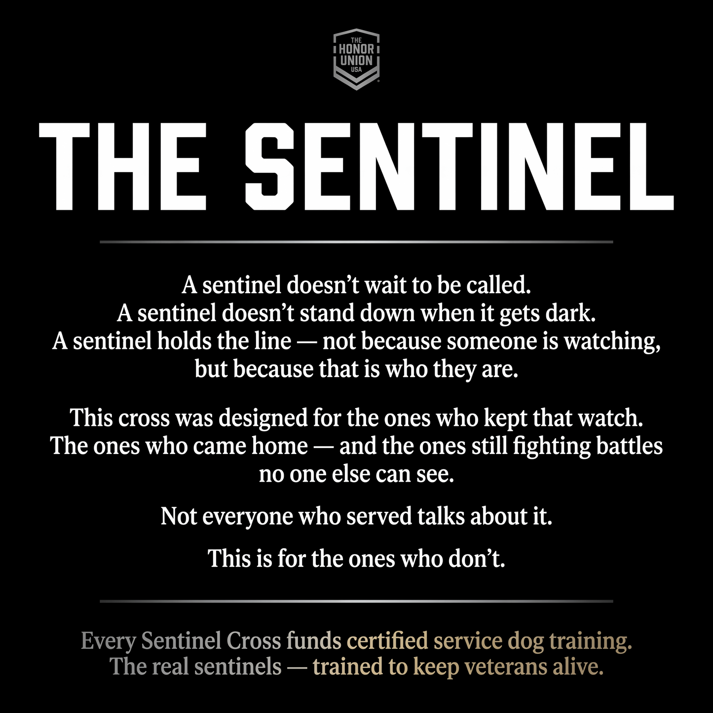 The Sentinel Cross Necklace