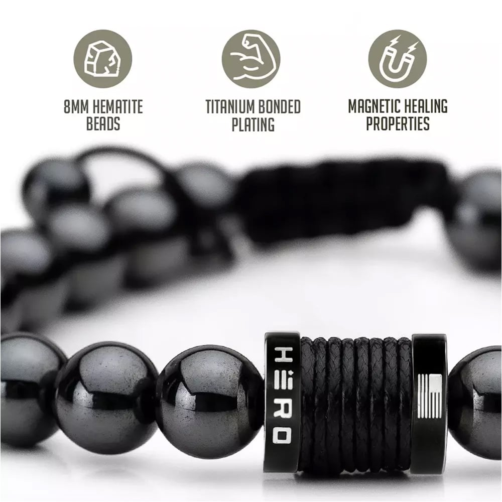 00 Buck Magnetic Hematite Titanium Bracelet
