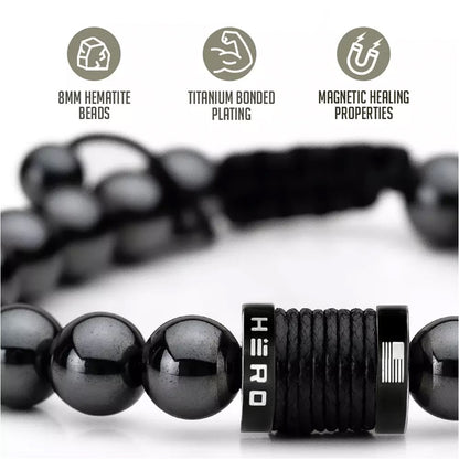 00 Buck Magnetic Hematite Titanium Bracelet