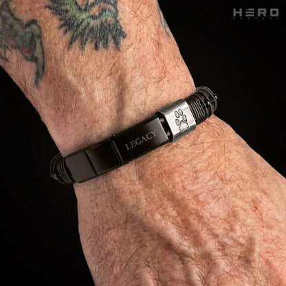 Loyal Friend Morse Code Legacy Urn Bracelet